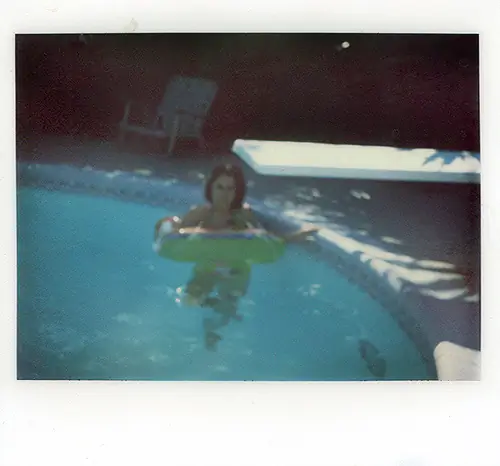 polaroid pool Van Nuys pool 1977