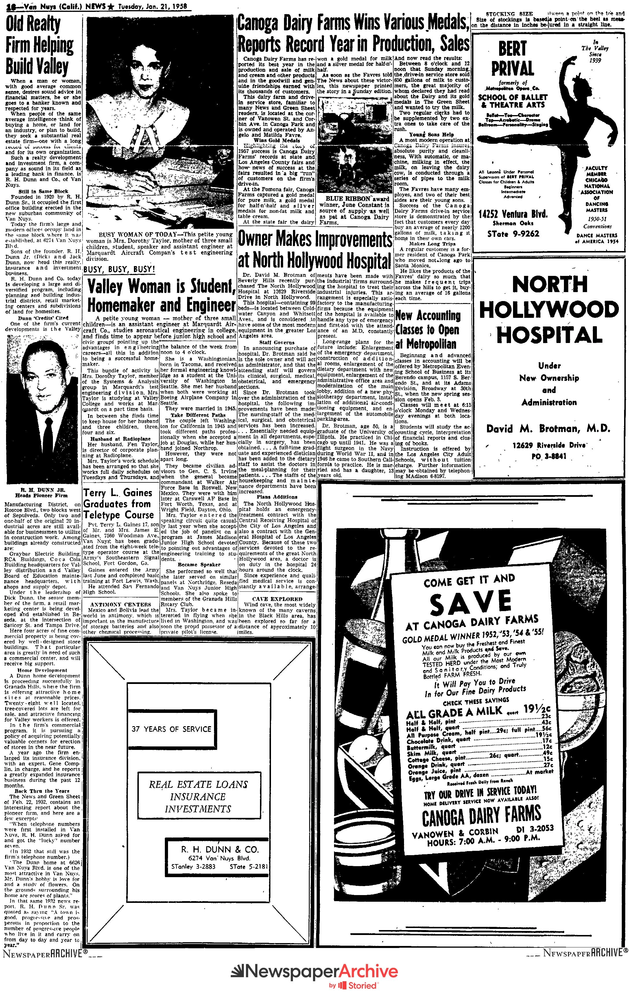 North Hollywood Hospital Vintage News