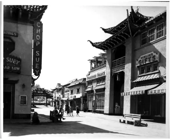 Los Angeles new China Town pre-1950 photo