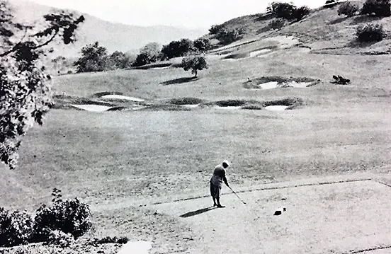 Golf at original El Caballero Country Club
