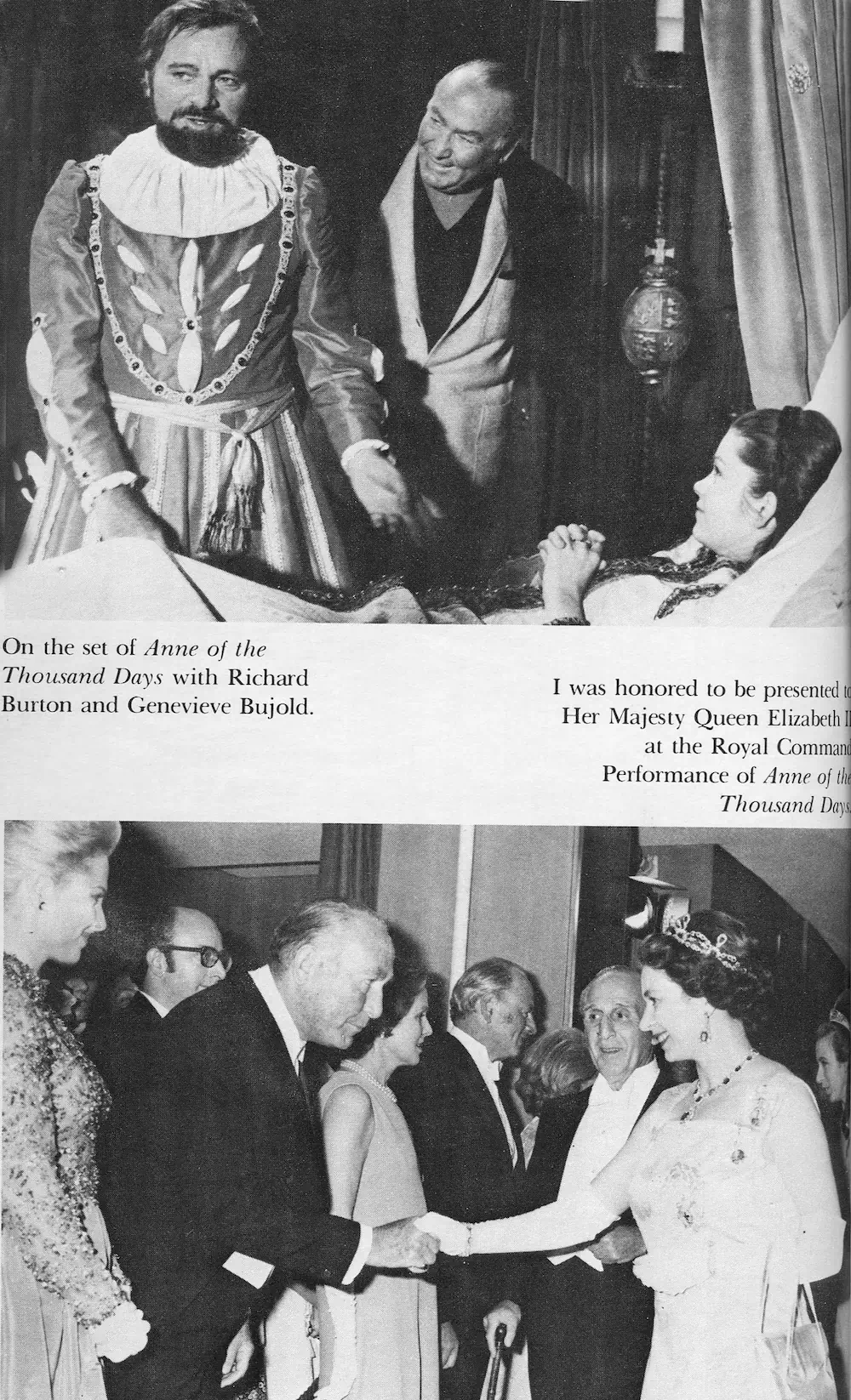 Hal Wallis with Queen Elizabeth