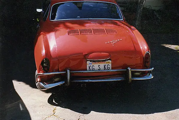 1967 Karmann Ghia rear ended in the 80s