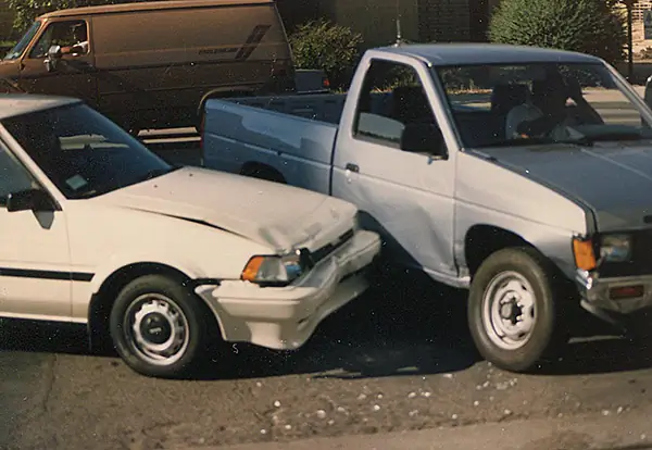 San Fernando Valley car accident 1988